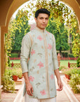 Sehaj Sleeveless Sherwani Set