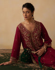 Maroon Kaftan