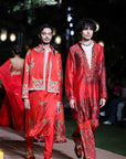Surkh Laal Jacket Kurta set