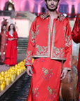 Surkh Laal Jacket Kurta set