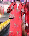 Surkh Laal Jacket Kurta set