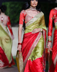Surkh Laal Saree Set