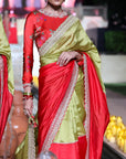 Surkh Laal Saree Set