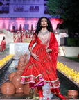 Surkh Laal Anarkali set