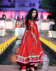 Surkh Laal Anarkali set