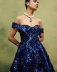 Stellar Noir Ball Gown