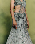 Elysian Mint Cocktail Lehenga