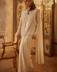 Pearl Jacket Saree Set