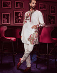 Avi Ivory Tropical Kurta Set