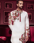 Avi Ivory Tropical Kurta Set