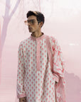 Booti Print Dushalla Kurta Set