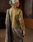 Grey Tissue Saree