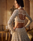 Nude Pearl Lehenga Set