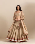 Banarasi Lehenga Set - Gold