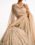 Nude Chandelier Lehenga Set - Ready to Ship