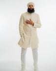 Ivory Pearl Sherwani Set - Ready to Ship