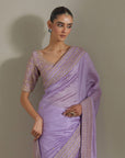 Classic Saree Set - Lilac 2