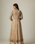 Toosh Chiffon & Tulle Embroidered Anarkali Set