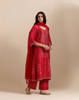 Classic Kurta Set - Red