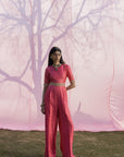 Kasundi Banarasi Silk Jump Suit
