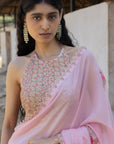 Masoom Gulaabi Saree