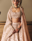 The Royal Ekru Saga Lehenga