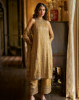 Antique Gold Pant Set