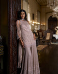 Mauve Sequin Sharara Set
