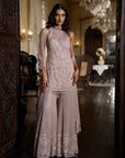 Mauve Sequin Sharara Set