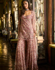 Dusty Rose Sharara Set