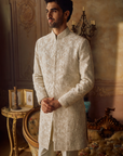 Ivory Sherwani Set