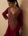 Maroon Kaftan