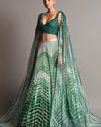 Plisse Flowy Lehenga - Ready to Ship