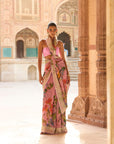 Ruh Printed Saree Set