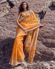 Inayat Saree Set - Orange