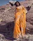 Inayat Saree Set - Orange