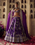 Purple Renuka Lehenga Set
