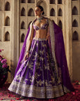 Purple Renuka Lehenga Set