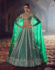 Emerald Green Hustle Lehenga Set