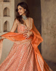 Orange Leela Lehenga Set