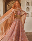 Orange Leela Lehenga Set