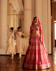 Rawsilk Bouquet Lehenga Set