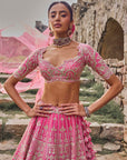 Candy Pink Rhea Lehenga Set