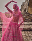 Candy Pink Rhea Lehenga Set