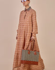 Rust Orange Anarkali