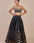 Zebra Print Corset Skirt Set