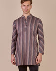 Multi Hued Striped Kurta