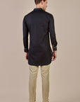 Rich Black Kurta