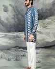 Cerulean Blue Ombre Kurta