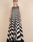 Chevron Maxi Dress